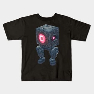 Portal - Companion Cube Inspired Bot Kids T-Shirt